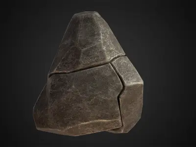 Rock - Menhir Free low-poly 3D model
