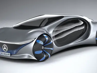 Mercedes Benz Vision Avtr Concept 2020 3D model