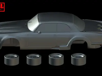 Jaguar XJ12 Coupe Broadspeed 1976-1977 3D print model