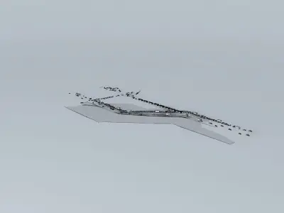 A Very Collisioned Autostrade Free 3D model