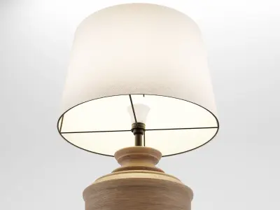 Wooden Lampshade 3D model