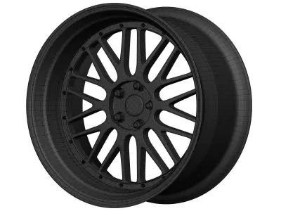 JNC JNC005 Aftermarket Wheel Low-poly 3D model