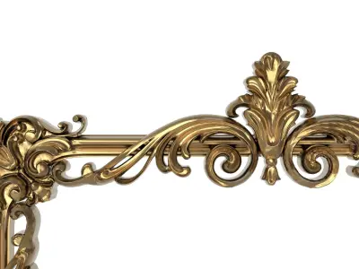 Carved Picture Frame 3D model