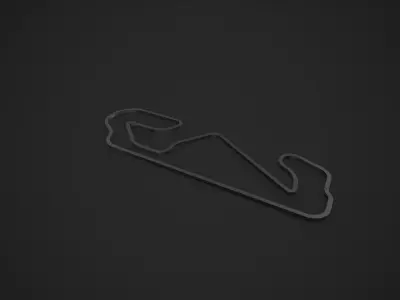 Cataluna Race Track - Spain - 3D Printable 3D print model