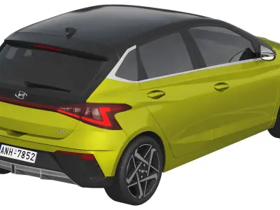 Hyundai i20 2024 3D model