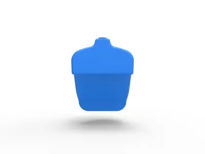 Tail tank of Sprint car Scale 1 to 25 3D print model