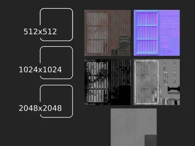 Sewage grate LOW PBR Low-poly 3D model