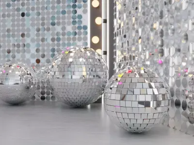 Year-End Party Disco Booth 3D model