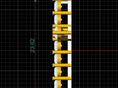 Luxury Diamonds Cross   3D print model