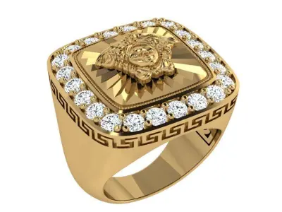  Fashion Luxury Ring 3989 3D print model
