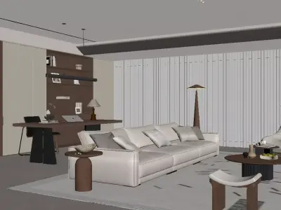 Modern Minimalist Style 3D model