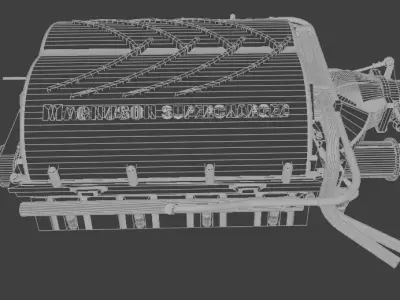 Magnuson LS3 Supercharger 3D model