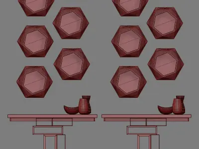 PANDORA Upholstered pouf by Caroti 3D model