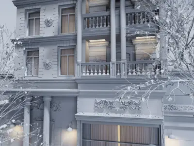 Classic House 3D model