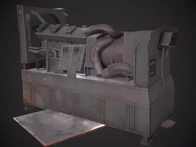 Broken Generator 3D model