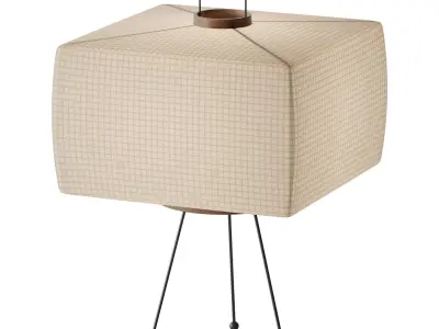 Japanese Floor Lamp 3D model