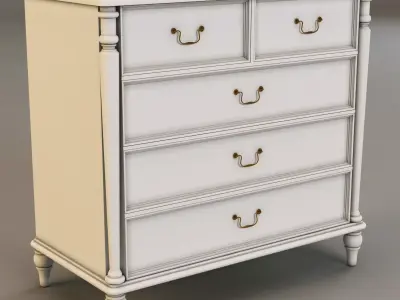 Laura Ashley commode 3D model