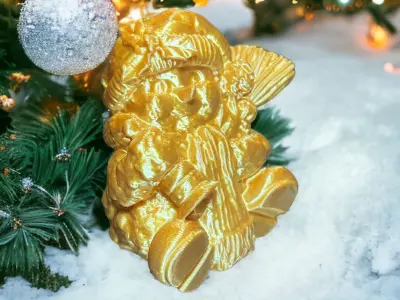 Cotton snowman Free 3D print model