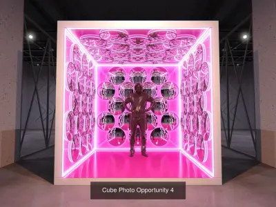 Cube Photo Opportunities - 5 Pack 3D Model Collection