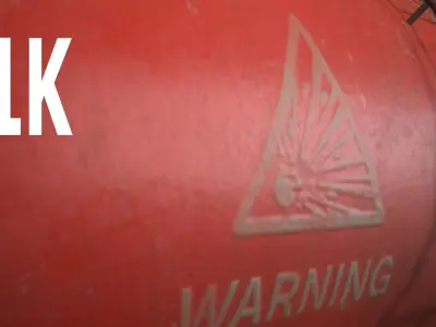 Fuel tank Low-poly 3D model