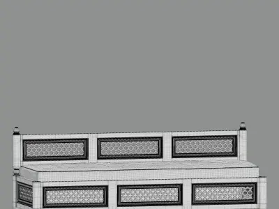 Arabic sofa 3D model