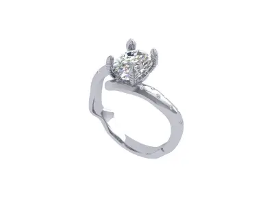Engagement Ring 3D print model get
