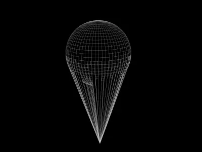 Earth globe hologram Free low-poly 3D model