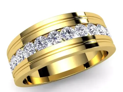 woman Diamond Ring 3d Model print  3D print model