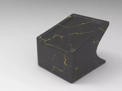 Kumbo Stool Low-poly 3D model