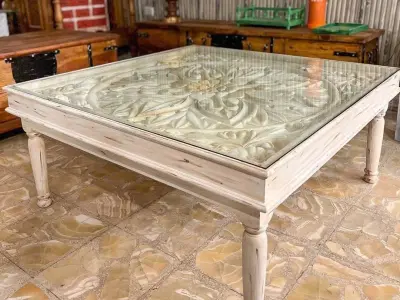 Table mandala carved 3D print model