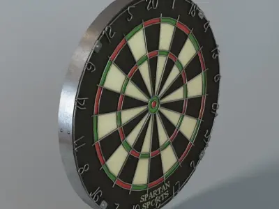Dartboard dart board 3D model