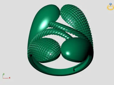 Women Plain Ring STL Models Womens Ring 3dmodels 3D print model 3D print model 6