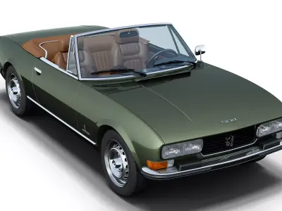 Peugeot 504 Cabriolet 3D model