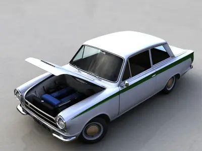 LOTUS CORTINA MK1 1963 3D model