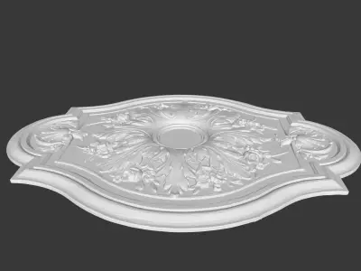 Modern Ceiling roses 3D model