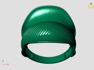 Women Plain Ring STL Models Womens Ring 3dmodels 3D print model 3D print model 38