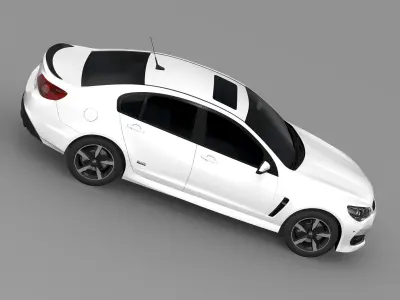 Holden Commodore Black VF Series II 2016 3D model
