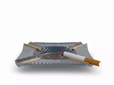 Ashtray cigarette 3D model