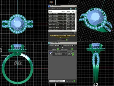 halo ring 3D print model