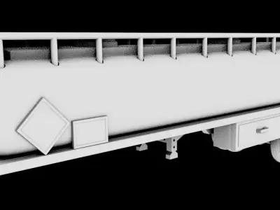 TANK TRUCK  3D print model