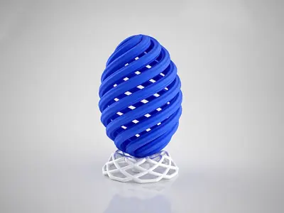 Vortex Egg Egg 3D print model