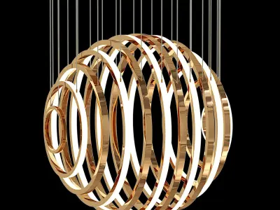 AERRONDO by Romatti chandelier 3D model
