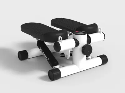 TWIST STEPPER MACHINE  Low-poly 3D model