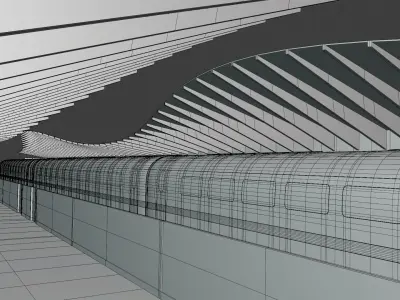 Maglev station 2024 3D model