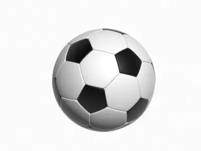Football soccer ball 3D model