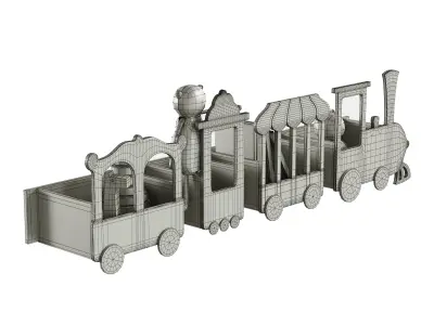 Train shelf Express to Fantasy by  Up Warsaw 3D model