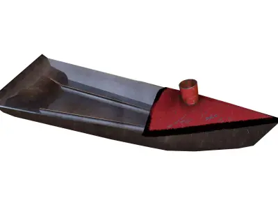 Pop Pop Boat Low-poly 3D model