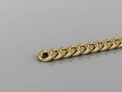 Bracelet Diamond  3D print model purchase
