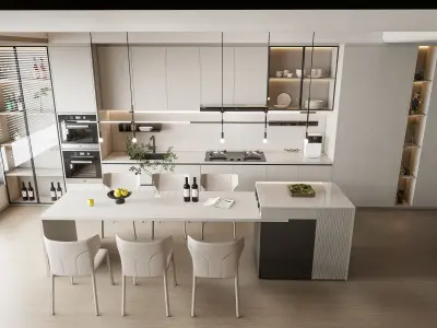 Kitchen Modern interior 103 3D model