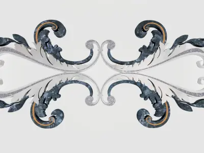 Decor - Decorative mirror 3D model